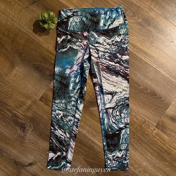 ⬇️ Z By Zella High Waisted Marble Workout Leggings - Picture 4 of 6